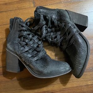 Free People Carrera Heel Boot Black